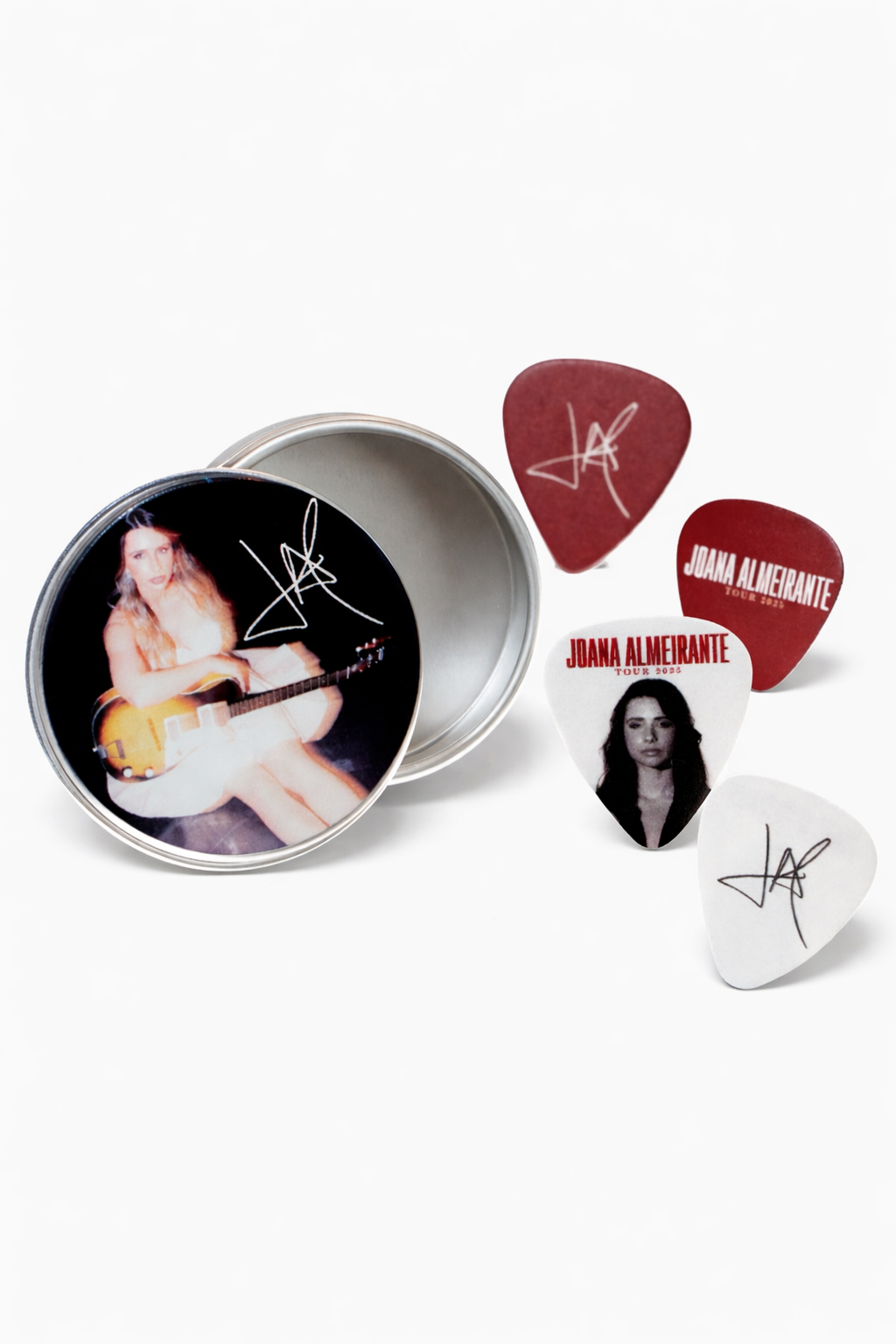 Pack de palhetas + caixa metal